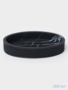 Набор аксессуаров для ванной комнаты SAVANNA, 3 предмета, дозатор, стакан, мыльница, чёрный - Фото 4