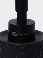 Набор аксессуаров для ванной комнаты SAVANNA, 3 предмета, дозатор, стакан, мыльница, чёрный - Фото 6
