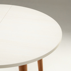 Стол кухонный раскладной+вкладка, D900, 440мм (Вдоль), бодега светлый - Фото 5
