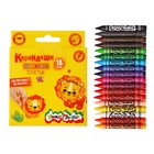 Мелки восковые 18 цветов «Каляка-Маляка», утолщённые, 11 мм, круглые - Фото 1