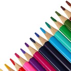Карандаши 24 цвета "Каляка-Маляка" СТИРАЕМЫЕ, с ластиком, трехгранные, пластиковый корпус - Фото 3