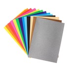 Набор цветного картона и бумаги А4 "Каляка-Маляка", мелованный картон 16 листов, 16 цветов, 210 г/м2 + офсетная бумага 16 листов, двусторонняя, 80 г/м2, в папке-конверте - Фото 2