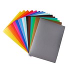 Набор цветного картона и бумаги А4 "Каляка-Маляка", мелованный картон 16 листов, 16 цветов, 210 г/м2 + офсетная бумага 16 листов, двусторонняя, 80 г/м2, в папке-конверте - Фото 3