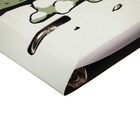 Тетрадь на кольцах А5+ 120 листов в клетку LOREX "NAUGHTY CAT", со сменным блоком, интегральная обложка, Soft-touch - Фото 3