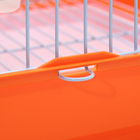 Клетка для птиц Bd-3/1o, раскрывающаяся крыша, 47,5х37х70 см, оранжевая (фасовка 6 шт) - Фото 15
