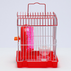 Клетка для грызунов укомплектованная RT-2q, 22 х 16 х 20 см, красная (фасовка 30 шт) - Фото 3