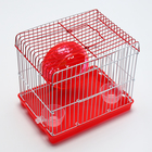 Клетка для грызунов укомплектованная RT-2q, 22 х 16 х 20 см, красная (фасовка 30 шт) - Фото 4