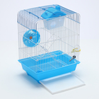 Клетка для грызунов с наполнением RT-3, 30 х 23 х 39 см, голубая (фасовка 12 шт) - Фото 5