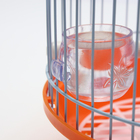 Клетка для птиц круглая укомплектованная Bd-4/2, 23,5 х 33 см, оранжевая  (фасовка 20 шт) - Фото 8