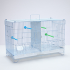 Клетка для птиц пролётная укомплектованная Bd-5/2w, 62 х 27 х 40 см, белая (фасовка 4 шт) - фото 321603069