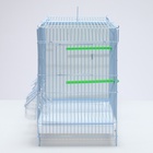 Клетка для птиц пролётная Bd-5/2w, 62×27×40 см, укомплектованная, фасовка 4 шт., белая - Фото 3