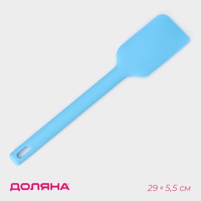 Лопатка Доляна «Люкс», 29×5.5×1 см, голубая