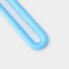 Кисть Доляна «Дуэт», силикон, 27.5×5×1.5 см, голубая - Фото 8