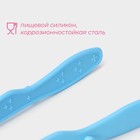 Щипцы кухонные Доляна «Дуэт», 24.5×4.5×2 см, голубые - Фото 2