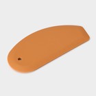 Шпатель кондитерский с размерной линейкой KONFINETTA, 17.5×8×0.7 см, силикон, бежевый - Фото 3