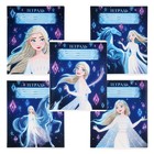 Тетрадь в клетку 18 листов, 5 видов МИКС, обложка мелованный картон, «Холодное сердце» - Фото 13