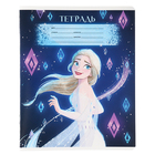 Тетрадь в клетку 18 листов, 5 видов МИКС, обложка мелованный картон, «Холодное сердце» - Фото 11