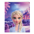 Тетрадь в клетку 18 листов, 5 видов МИКС, обложка мелованный картон, «Холодное сердце» - Фото 9