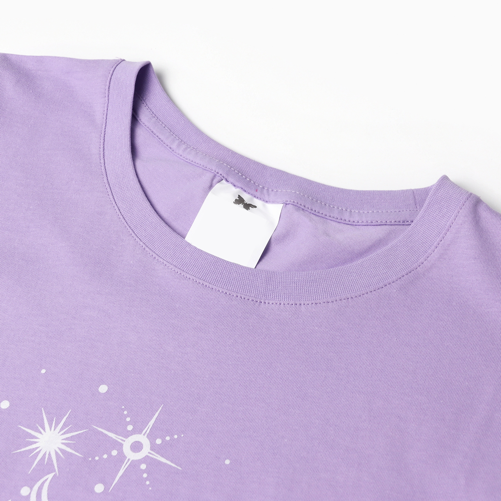 Футболка женская "Солнце", цвет сиреневый, размер 50 (10424237 ...