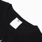 Футболка женская "Луна", цвет черный, размер 50 - фото 24135632