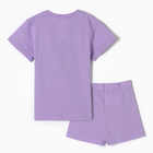 Комплект для девочки, цвет сиреневый/единорог, рост 104 (4 г) - фото 24135737