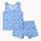 Комплект для мальчика (майка/трусы), цвет микс, рост 92 (2г) - фото 24135806