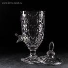 УЦЕНКА Диспенсер для напитков стеклянный Magistro «Восторг», 3 л, 17×17×50 см - Фото 2