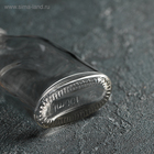 УЦЕНКА Бутылка стеклянная для соусов и масла с металлической крышкой, 100 мл, 6.5×3×12.5 см - Фото 3