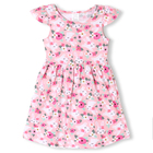 Платье для девочки "Зайки", цвет розовый, рост 104-110 - фото 12325533