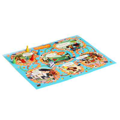 Настольная игра «Чебурашка. Азбука и счёт», на блистере