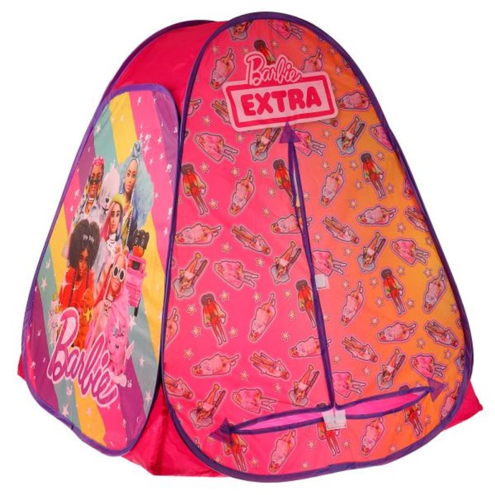Палатка детская игровая «Барби», 81х 90 х 81см, в сумке, 3+ - Фото 1