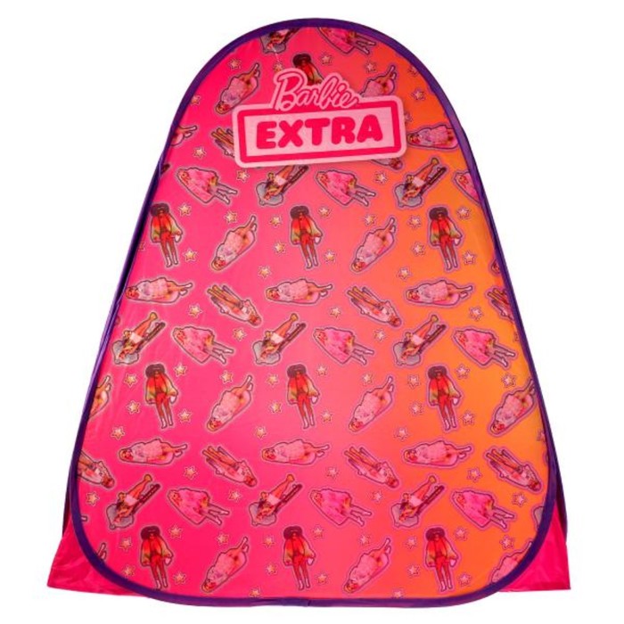 Палатка детская игровая «Барби», 81х 90 х 81см, в сумке, 3+
