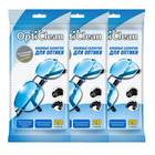 Влажные салфетки OptiClean» для оптики, 3 упаковок по 20 шт - фото 321574229