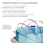 Купол-тент для бассейна d=500 см, h=260 cм, цвет серый 10472664 - фото 4360434