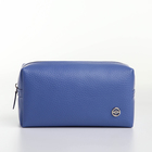 Косметичка дорожная на молнии TEXTURA, цвет синий - Фото 2