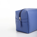 Косметичка дорожная на молнии TEXTURA, цвет синий - Фото 6