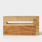Органайзер деревянный кухонный, подставка под специи 17,8×27,3×14,6 см, гевея - фото 4453912