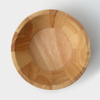 Тарелка - салатник круглый, 15×7 см, гевея - фото 4453938