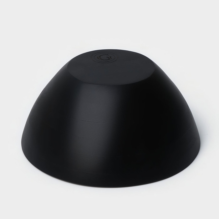 Салатник круглый Loft, 20×9 см, цвет черный - фото 1909646487