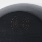 Тарелка - салатник круглый Loft, 20×9 см, цвет чёрный - фото 4453945