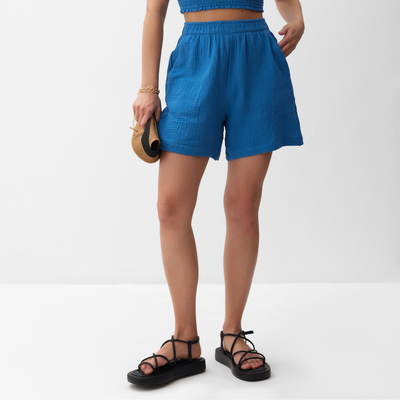 Шорты женские MIST Muslin размер М, синие