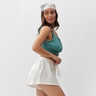 Топ укороченный женский MIST Muslin размер S, бирюзовый - Фото 5