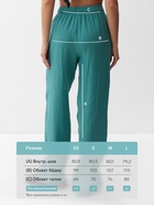 Брюки женские MIST Muslin, размер 40 (XS), бирюзовые - Фото 2