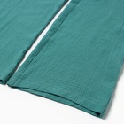 Брюки женские, свободного кроя MIST Muslin размер M, цв. бирюзовый - Фото 7