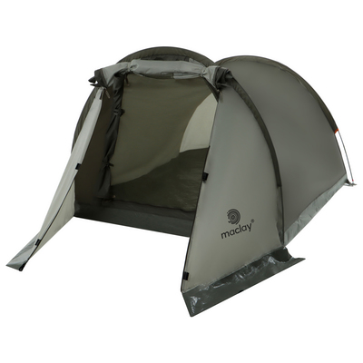 Палатка туристическая 2-местная maclay kama 2, 280×150×100 см, трекинговая, однослойная, зелёная