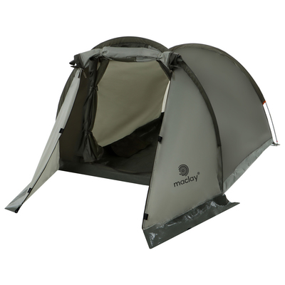 Палатка туристическая 2-местная maclay kama 2, 280×150×100 см, трекинговая, однослойная, зелёная