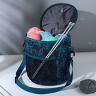 Сумка-футляр «Бабочки», 2 люверса, d = 21 × 23 см, цвет разноцветный - фото 24077860