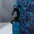 Сумка-футляр «Бабочки», 2 люверса, d = 21 × 23 см, цвет разноцветный - фото 24077864