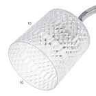 Люстра потолочная "Амис"  E27 3х40Вт хром 47х47х22см - фото 24163397