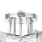 Люстра потолочная "Амис"  E27 5х40Вт хром 52х52х22см - фото 24163408